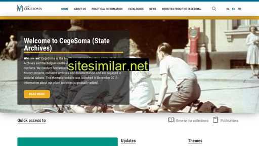 cegesoma.be alternative sites