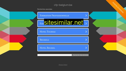 cfp-belgium.be alternative sites
