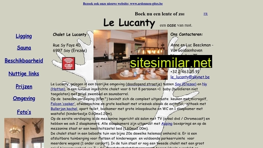chalet-lelucanty.be alternative sites