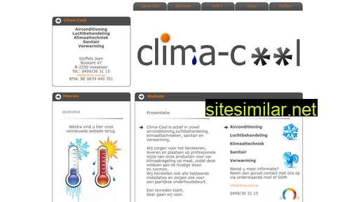 clima-cool.be alternative sites