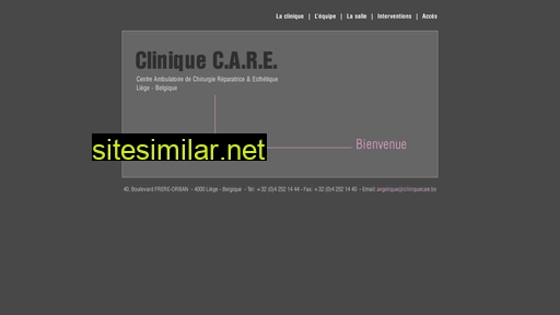 clinique-care.be alternative sites