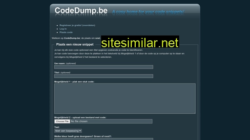 Codedump similar sites
