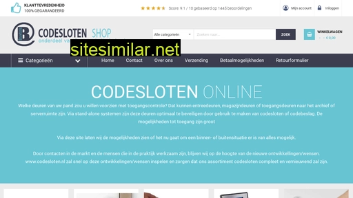 codesloten-online.be alternative sites