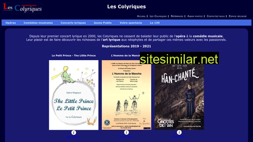 colyriques.be alternative sites