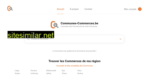 communes-commerces.be alternative sites