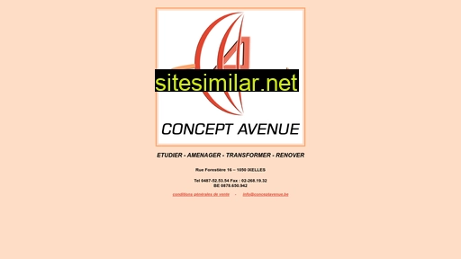 conceptavenue.be alternative sites