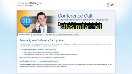 conferencecalling.be alternative sites