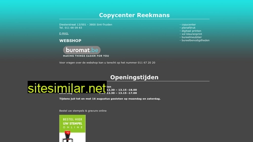 copycenterreekmans.be alternative sites
