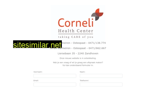 cornelihealthcenter.be alternative sites