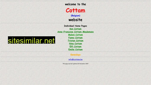 cottam.be alternative sites