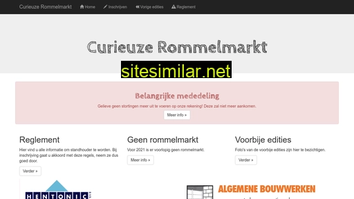 curieuze-rommelmarkt.be alternative sites