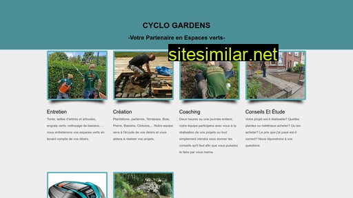cyclogardens.be alternative sites