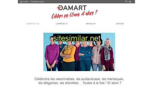 damart-65ans.be alternative sites