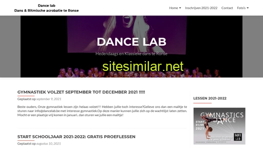 dancelab.be alternative sites