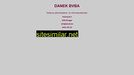 danek.be alternative sites
