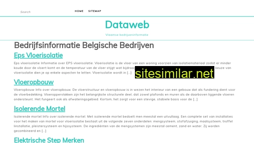 dataweb.be alternative sites
