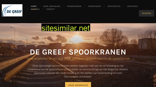 degreef-spoorkranen.be alternative sites