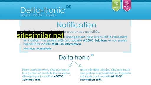 delta-tronic.be alternative sites