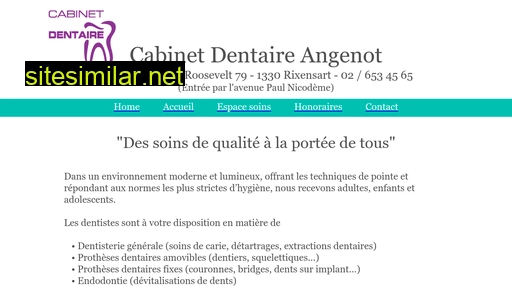 Dentiste-rixensart similar sites