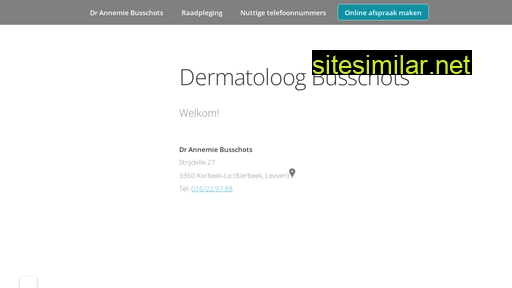 dermatologiebierbeek.be alternative sites