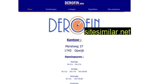 derofin.be alternative sites