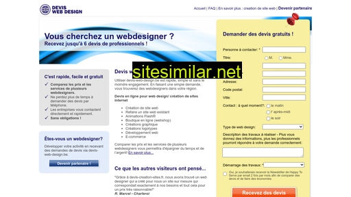devis-web-design.be alternative sites
