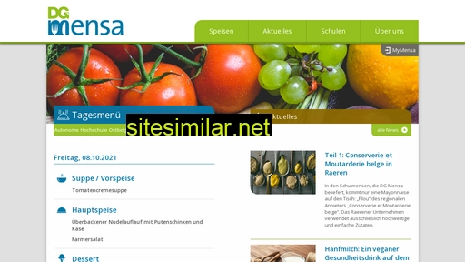 dgmensa.be alternative sites