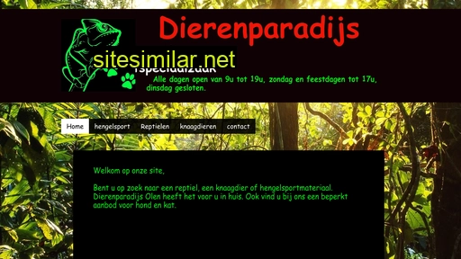 dierenparadijs-olen.be alternative sites