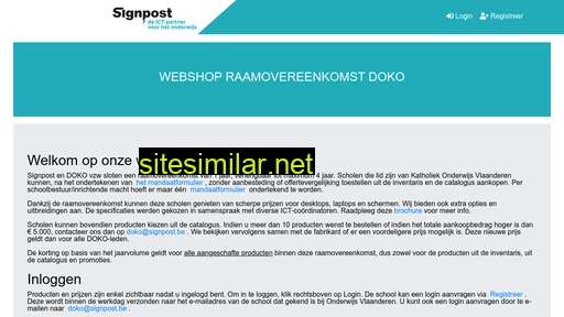 doko-signpost.be alternative sites