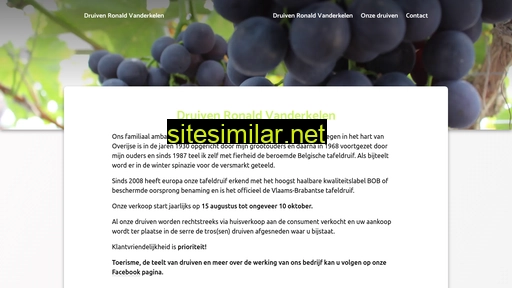 druivenronaldvanderkelen.be alternative sites