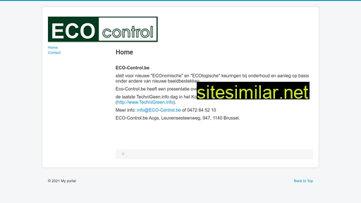 eco-control.be alternative sites