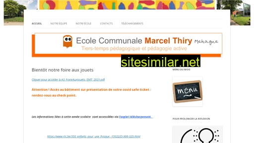 ecolemarcelthiry.be alternative sites