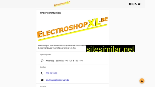electroshopxl.be alternative sites