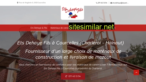 etablissements-dehaye.be alternative sites