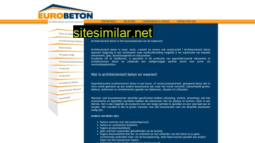 eurobeton.be alternative sites