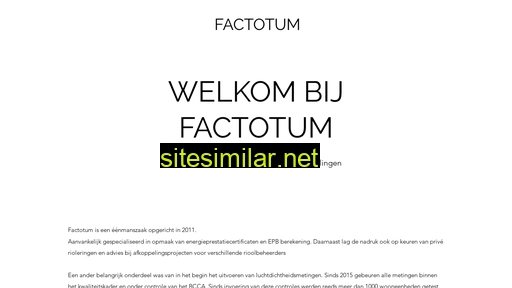 factotum-gcv.be alternative sites