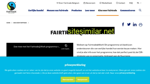 fairtradebelgium.be alternative sites