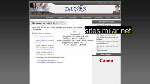 falconsystems.be alternative sites