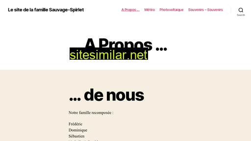 famille-sauvage.be alternative sites