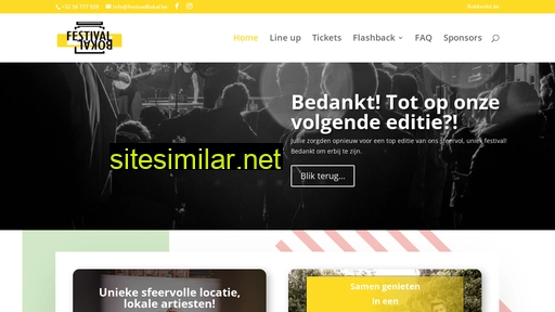 festivalbokal.be alternative sites