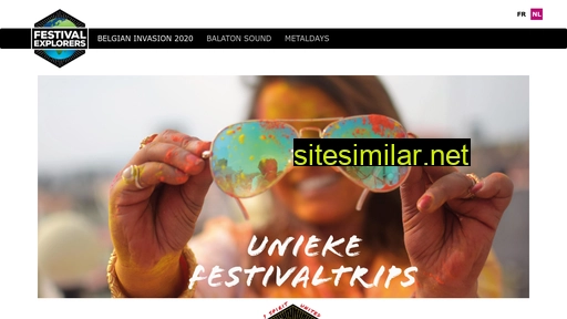festivalexplorers.be alternative sites