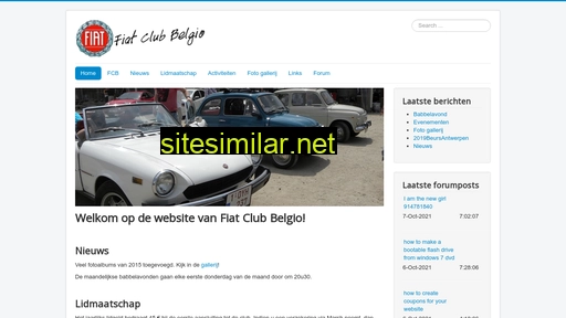 fiatclubbelgio.be alternative sites