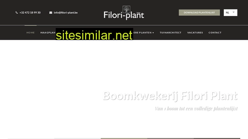 filori-plant.be alternative sites