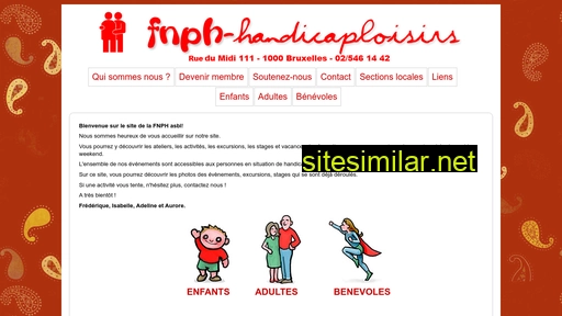 fnph-handicaploisir.be alternative sites