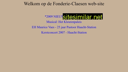 fonderie-claesen.be alternative sites
