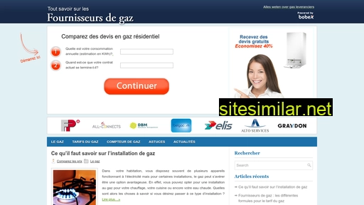fournisseur-gaz.be alternative sites