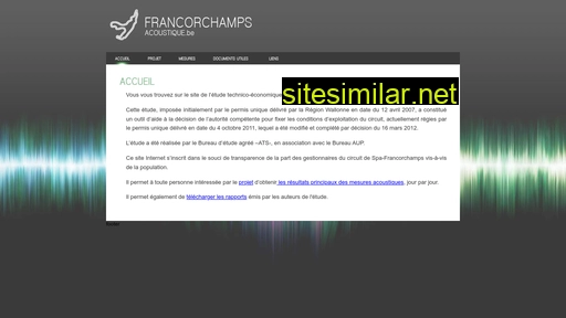 Francorchamps-acoustique similar sites