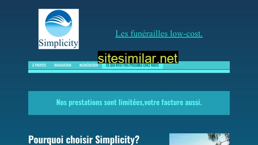 Funerailles-simplicity similar sites