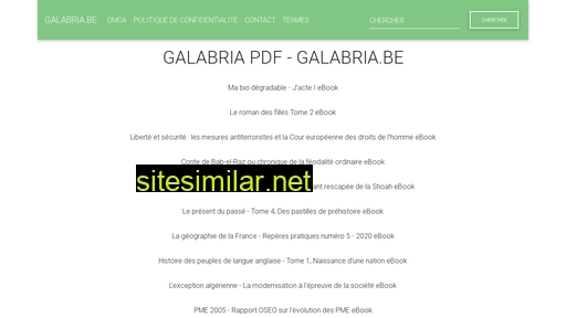 galabria.be alternative sites