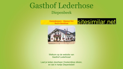 gasthoflederhose.be alternative sites